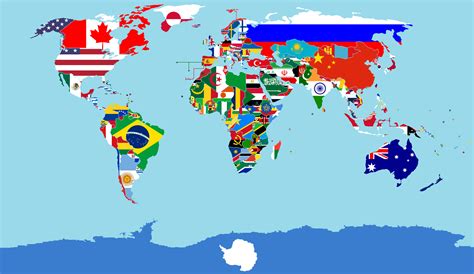 Multi-National Flag Maps: Multi-National Flag Maps