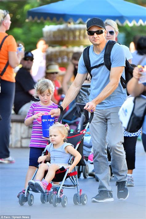 Jeremy Renner shows his soft side as he takes daughter Ava for a day ...