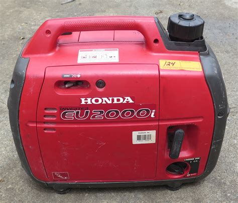 Honda EU2000I 2000-Watt Portable Generator w/Inverter, Super Quiet ...