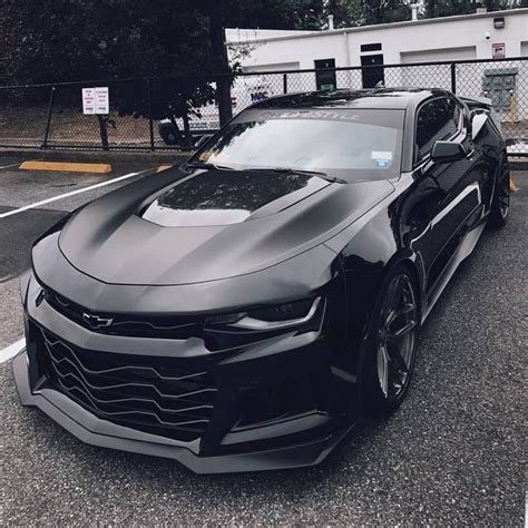 Chevrolet Camaro ZL1 Matte Black | Camaro zl1, Chevy camaro zl1, Camaro car