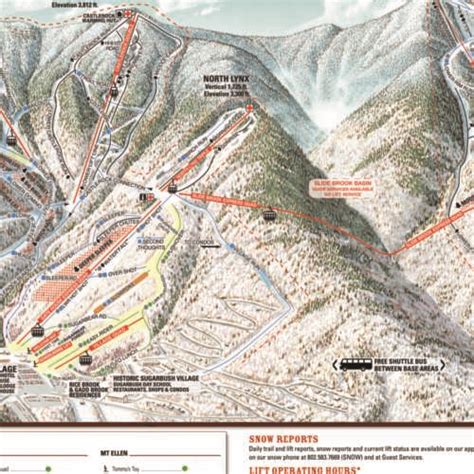 Sugarbush Ski Trail Map