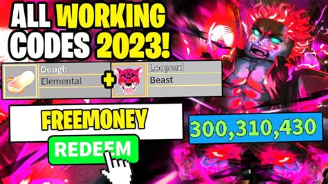 *NEW* ALL WORKING CODES FOR BLOX FRUITS IN 2023! ROBLOX BLOX FRUITS ...