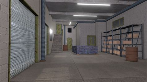 Warehouse Maintenance Room - Buy Royalty Free 3D model by jimbogies ...