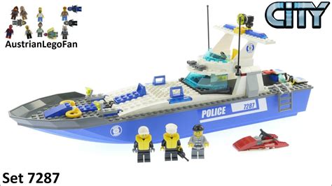 Lego City 7287 Police Boat - LEGO Speed Build - YouTube