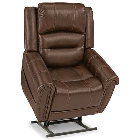 Flexsteel Latitudes - Oscar Power Lift Recliner with Power Headrest and ...