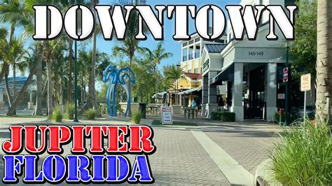 Jupiter - Florida - 4K Downtown Drive - YouTube