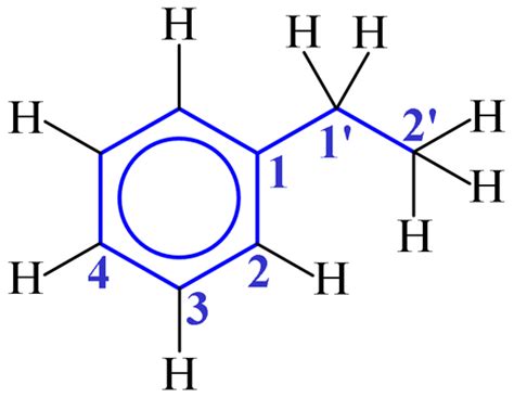 Ethylbenzene Structure