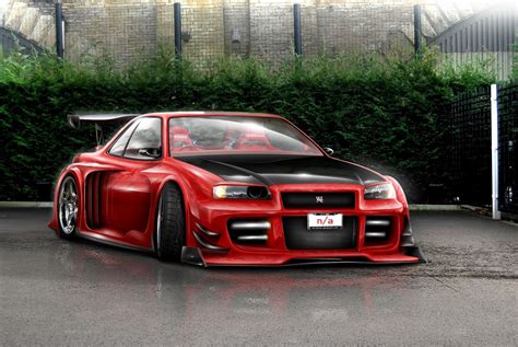 Nissan Skyline GTR R34 Wallpaper #9508 Wallpaper | Genovic.com | Cool ...