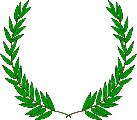 OnlineLabels Clip Art - Laurel Wreath 2