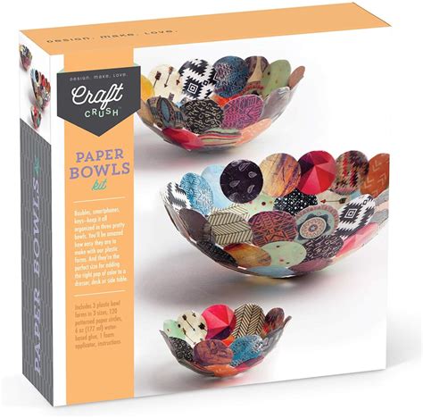 Craft Crush Paper Bowls Kit | The Best Craft Kits For Adults on Amazon ...