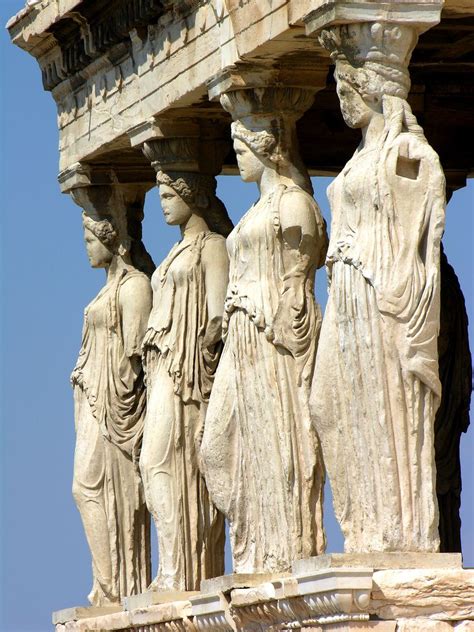 Greece-0121 - The Caryatids | Ancient greek sculpture, Greek art ...