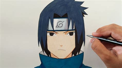 How To Draw Sasuke Step By Step Sasuke Uchiha Desenho | Images and ...