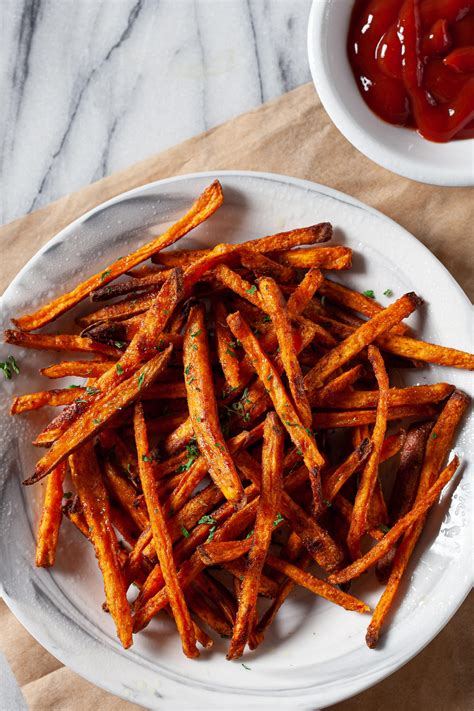 Sweet Potato Fries (Crispy Baked)