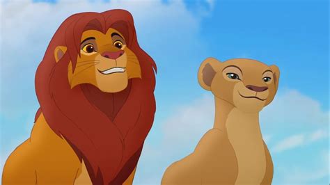 The king and queen, Simba and Nala on the lion guard | Adult/ Old Simba ...