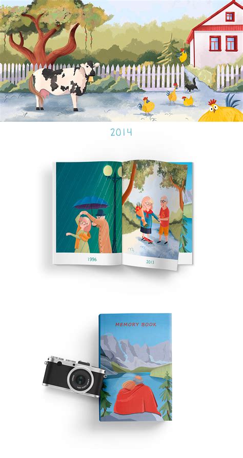 Memory book for grandparents on Behance