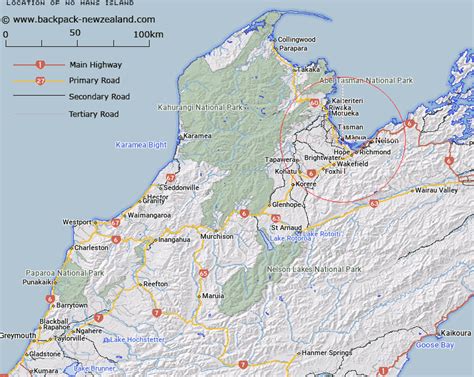 Where is No Mans Island? Map - New Zealand Maps