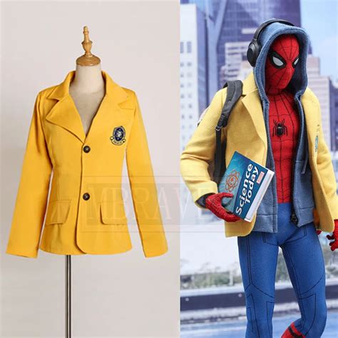 Movie Spider Man Homecoming Superhero Spider Man Yellow Jacket ...