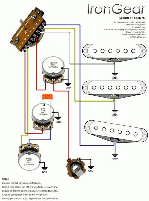 Stratocaster Guitar Wiring Diagrams