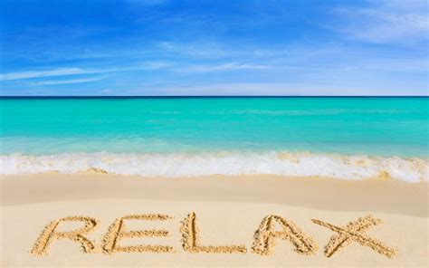 Word Relax on Beach | HD Wallpaper | Beach relax, Beach, Beach quotes