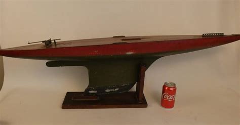 Antique Wood Sloop Model