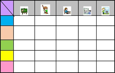 Template Jadual Bertugas Kelas English Activities For Kids, English ...