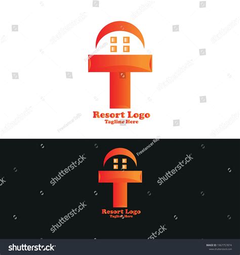 Resort Logo Modern Luxury Logo Template Stock Vector (Royalty Free ...