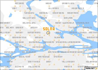 Solna (Sweden) map - nona.net