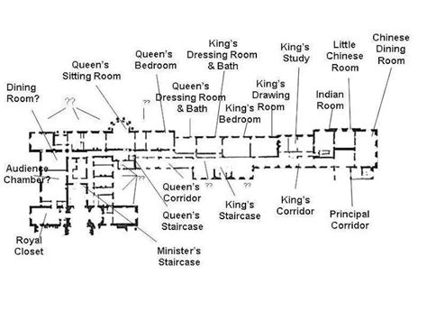 Private Rooms Buckingham Palace Floor Plan, Buckingham Palace Tours ...