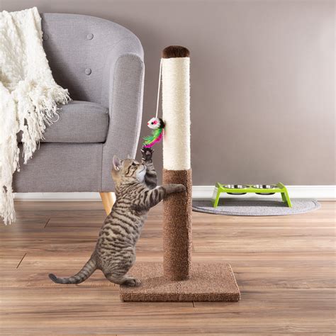 PETMAKER Scratching Post - Tall Scratcher for catsand Kittens (24.5 ...