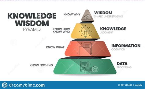 Knowledge Wisdom Hierarchy Infographic Template With Icons. DIKW ...