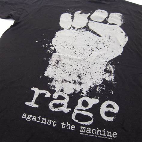 Rage Against The Machine: Fist Shirt - Black — TurntableLab.com