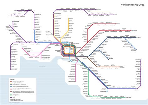 Train Station Map Melbourne - Map Of Stoney Lake