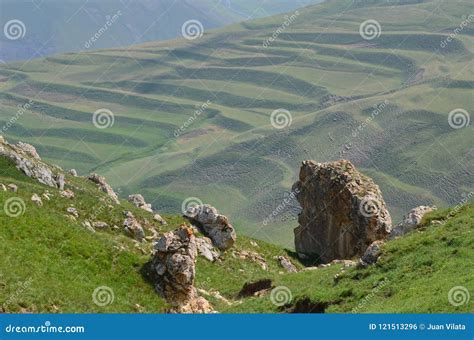 Mountains from the Greater Caucasus Range in Shahdag National Park ...