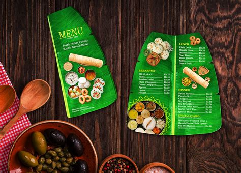 South Indian Menu Card :: Behance