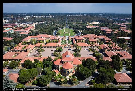 Picture/Photo: Aerial view of Main Quad. Stanford University ...