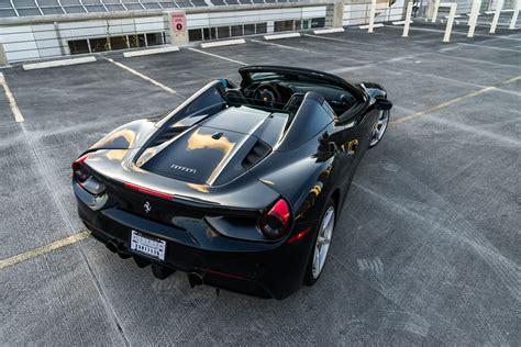 2018 Ferrari 488 Spider – Black | MVP Miami Exotic Rentals