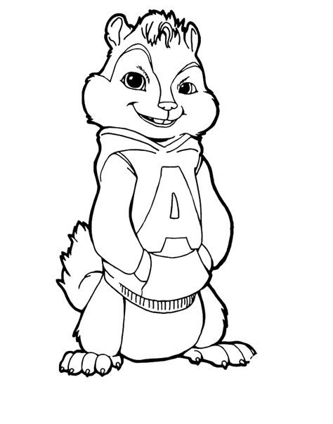 Alvin and the Chipmunks Coloring Pages - Best Coloring Pages For Kids