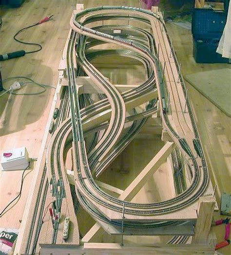 Ho e-z track train layouts