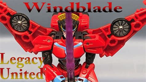 Chuck's Reviews Transformers Legacy United Windblade - YouTube