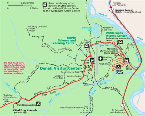 Denali Park Map