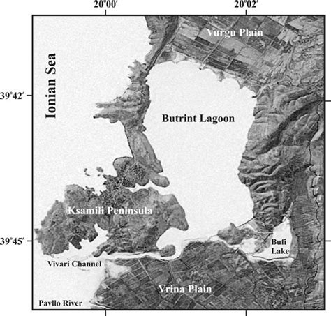 Location map of the Butrint Lagoon. | Download Scientific Diagram