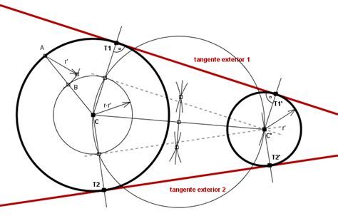 Rectas tangentes a dos circunferencias - Wikillerato