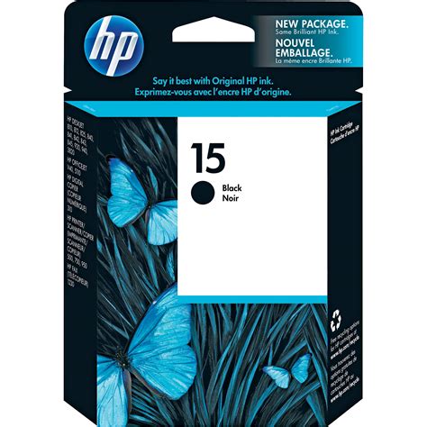 HP 15 Black Inkjet Print Cartridge C6615DN B&H Photo Video