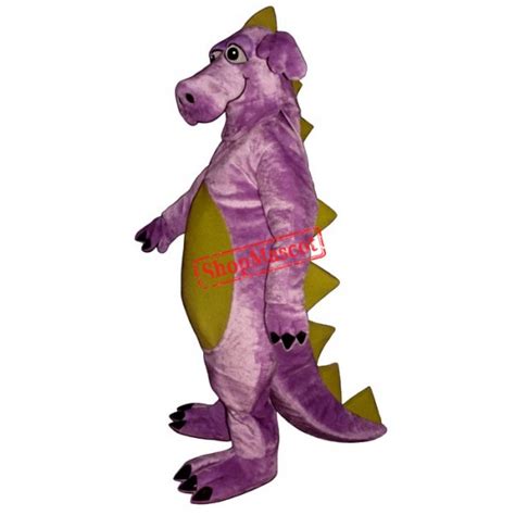 Purple Whimsical Dragon Mascot Costume