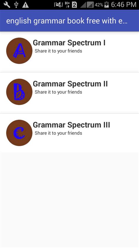 english grammar book free with exercises APK for Android Download