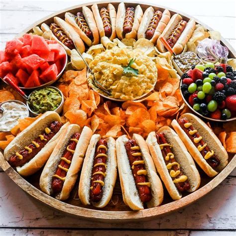 Epic Hot Dog Board for Twelve #epichotdogboard #hotdogs #hotdogboard ...