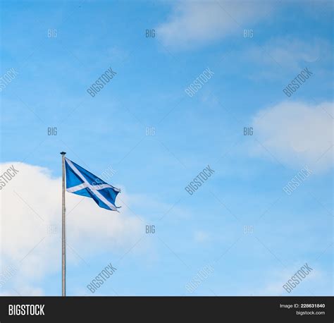 Scottish Saltire Flag Image & Photo (Free Trial) | Bigstock