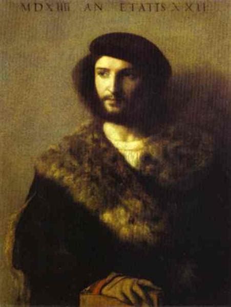 Portrait of a Man, 1514 - Titian - WikiArt.org