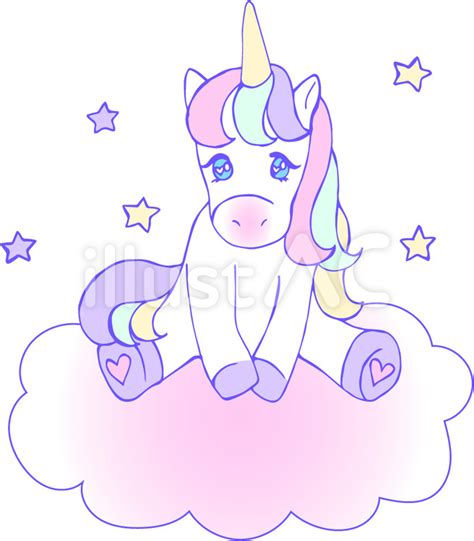 Free Vectors | Sitting unicorn