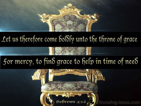 Hebrews 4-16 Come Boldly To The Throne Of Grace black | Throne of grace ...